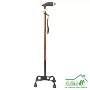 Bastón de 4 patas con luz LED