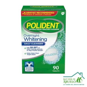 Tabletas de limpieza de prótesis dental Polident