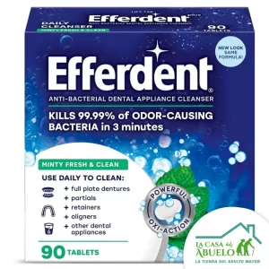 Tabletas de limpieza de prótesis dental Efferdent