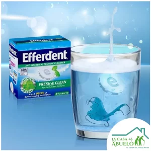 Tabletas de limpieza de prótesis dental Efferdent