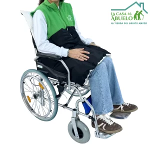 Manta carnero para silla de ruedas