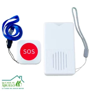 Botón SOS Premium con alarma de vibración y luz LED