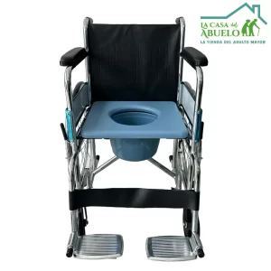 Silla de ruedas con sanitario