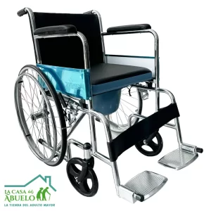 Silla de ruedas con sanitario
