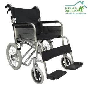 Silla de ruedas con respaldo plegable