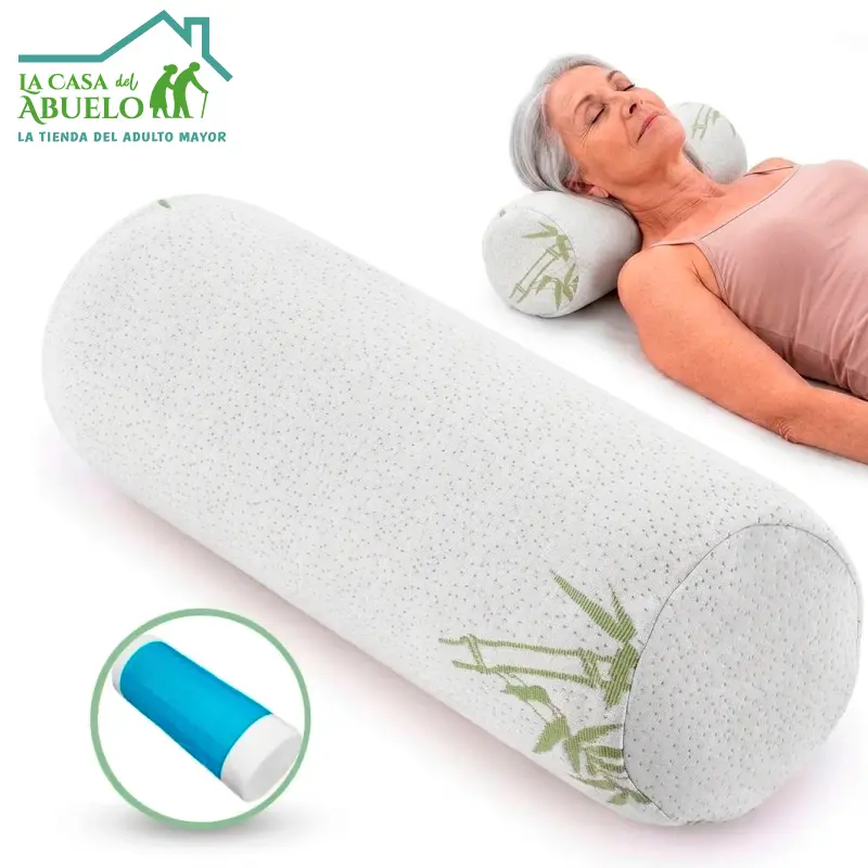 Cojin cervical rodillo viscoelástico